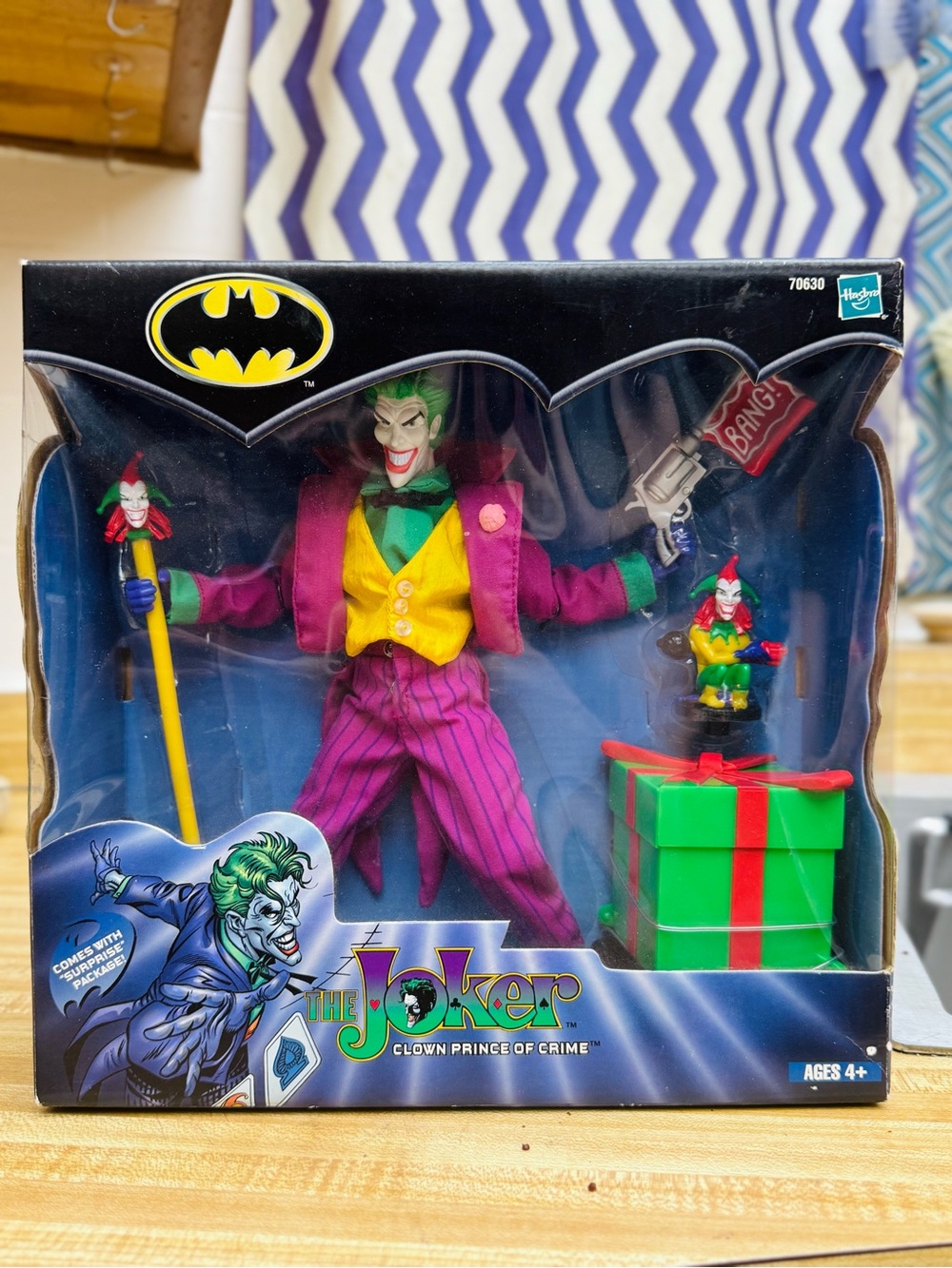 VTG Hasbro Joker Action Figure Collectible, sealed!